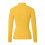 Gelber Damen-Rollkragenpullover, locker gestrickt 3
