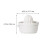 Tineasur Ceramic Labor-Saving Fruit Squeezer Easy Operation for Kitchen White 1Pc 2