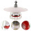 Chicken Warming Lamp Aluminum Metal White 1 Pc 4