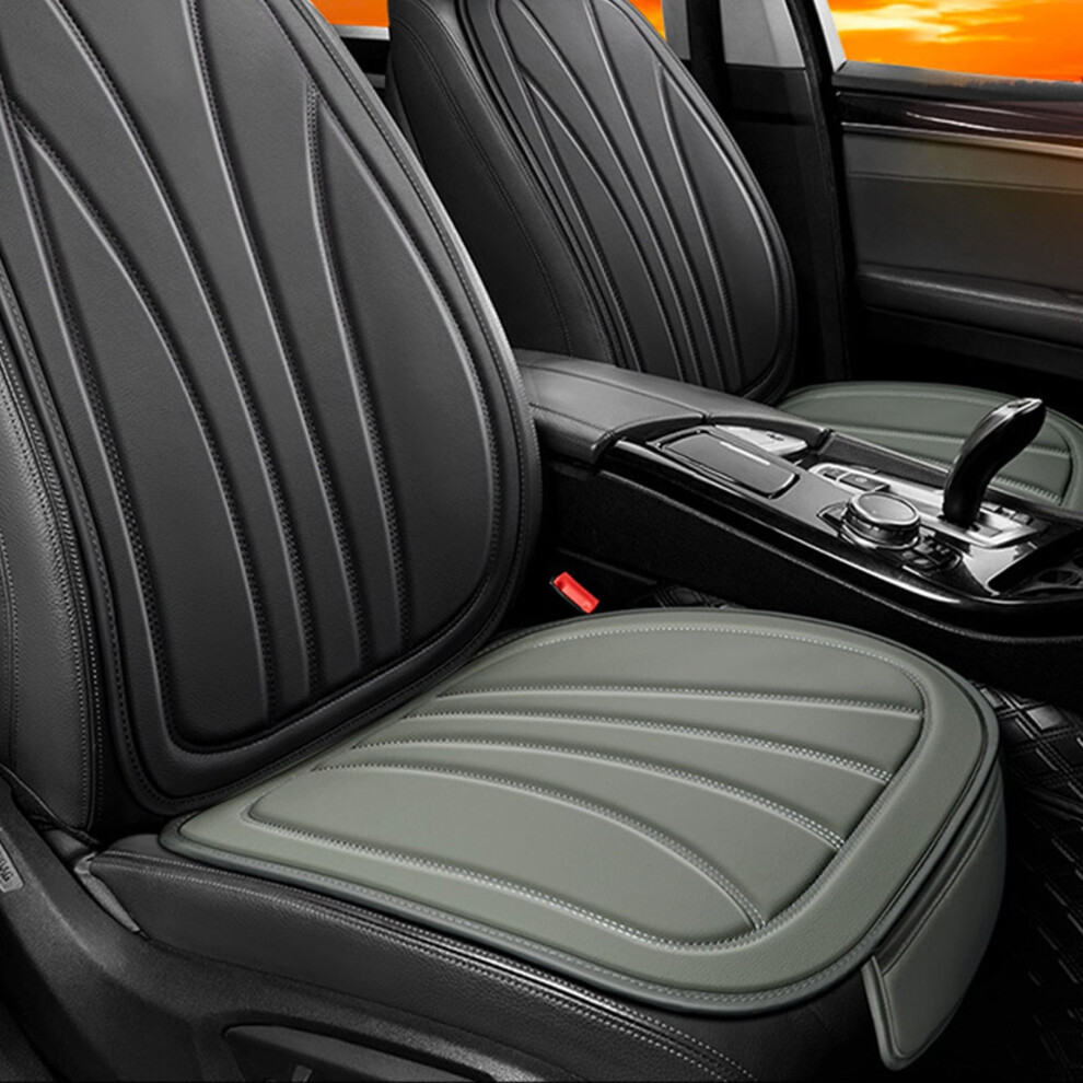Car Seat Cushion Breathable Mesh Full Coverage Gray 913466073764