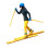 , Miniature Model, Ski Figures, Landscape, Stage Layout, Decoration of 3