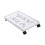 Computer Stand PC Floor Cart Stable Base for Most PC Storage Rack Computer White 3
