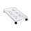 Computer Stand PC Floor Cart Stable Base for Most PC Storage Rack Computer White 5