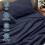 Σετ σεντόνια δύο XL – Luxury1800Ultra-Soft Microfiber, Deep Pockets, 3 τεμάχια (Midnight Blue) – Συμβατό με 3