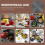 Aluminiumslegering komfurplade 20x20cm sort 5