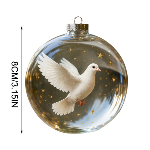 Christmas snow globe with hand-sculpted figurines and 2