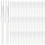 100 τεμάχια Micro Eyebrow Spoolie Brush με καπάκι, εργαλείο πλαστικοποίησης φρυδιών και 8