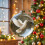 Christmas snow globe with hand-sculpted figurines and 6