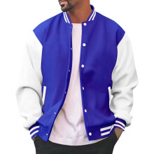 WUWUQF Ανδρικό Μπουφάν Varsity, Ανδρικό Μπουφάν Varsity Baseball Casual για Αγόρια, Ελαφρύ
