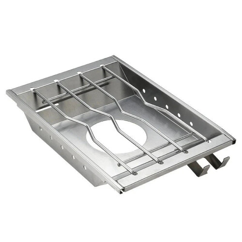 Windproof Furnace Plate Frame Camping Silver 1