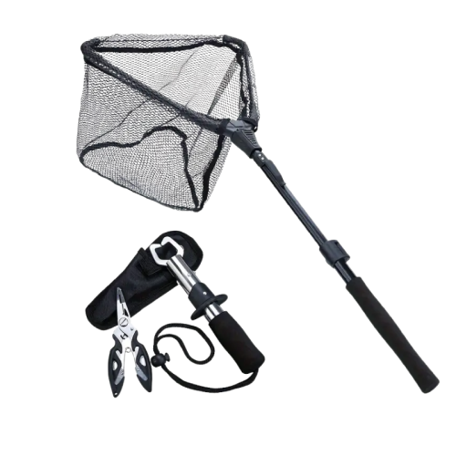 Fishing Net and Pliers Foldable Gear Set 1