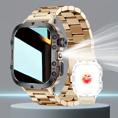 Smartwatch, unisex fitnesstracker, USB-opladning