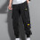 Mens Classic Cargo Pants Relaxed Fit Cargo Pant With Stretch Solid Black Xl 2