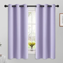 Blackout Curtains Lilac 42W x 63L 2 Panels