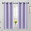 Blackout Curtains Lilac 42W x 63L 2 Panels 1