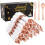 Rose Gold Disposable Silverware Set with Napkins 100-Piece 1