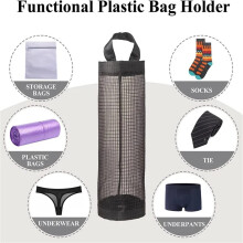 Wzzjkit Plastic Tashouder – Grote organizer voor boodschappentassen, geschikt voor hergebruik en gemakkelijk toegankelijk.