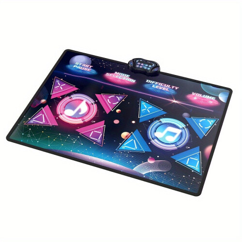 Double Dance Mat Music Light Exercise Toy 1