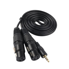 Στερεοφωνικό καλώδιο διπλού θηλυκού XLR Y splitter 3,5 mm