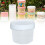 6.8 oz Reusable Plastic Food Containers with Twist Lids 2