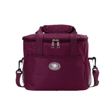Grand sac à lunch isotherme à double compartiment pour hommes et femmes, étanche, avec bandoulière et poche latérale – Idéal pour le travail,