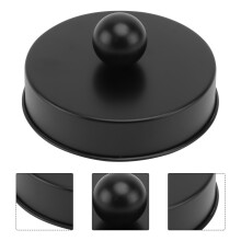 Badkameraccessoires: Dekseltjes voor apothekerspotjes van 6,5 cm (70 mm roestvrijstalen bolvormige deksels)