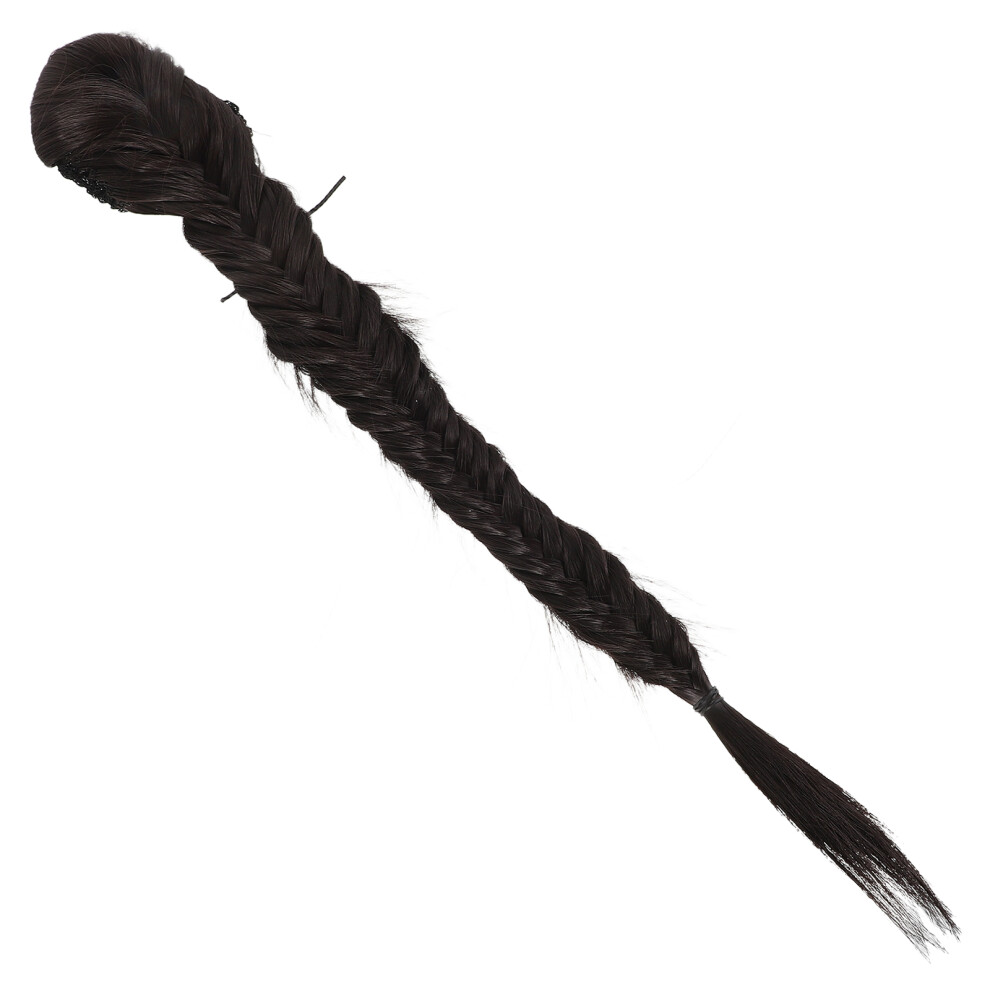 Curly Hair Ponytail Extension Women Ponytail Braided Hair Extensions Long Braided Wigs Ponytail For Parties And Everyday Use