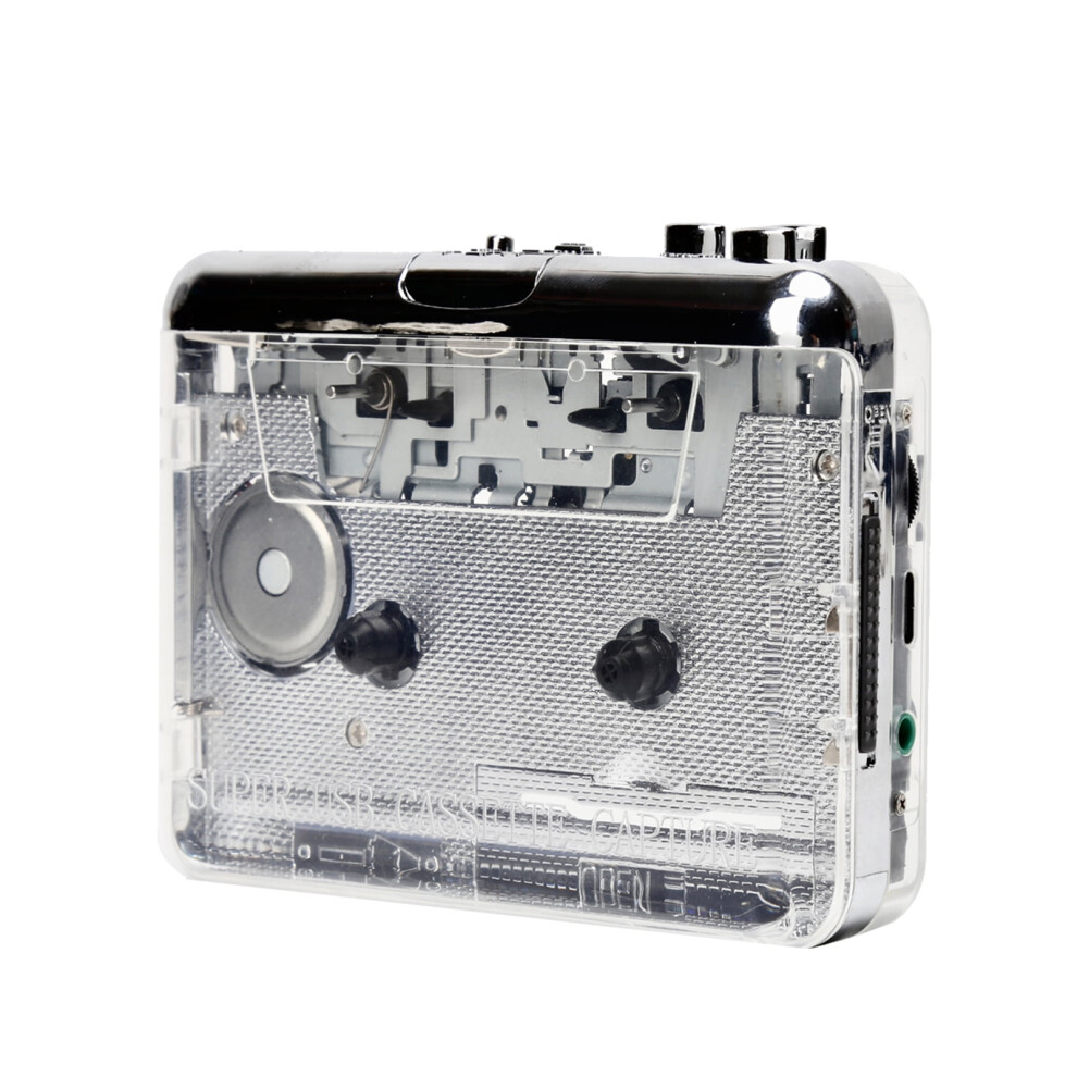Tonivent Ton010 Portable Cassette To Mp3 Player Usb Tape Player Mp3 Converter With 3.5Mm Aux Input Software Cassette Capture 9557311359934