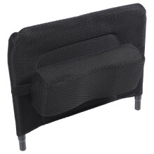 Adult Wheelchair Backrest Comfortable Wheelchair Headrest Office 40x36cm Black