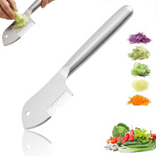 Rozsdamentes acél többcélú julienne hámozó otthoni főzéshez, többfunkciós zöldség-előkészítő eszköz tiszta julienne-hez és