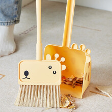 Lightweight Indoor Broom Children's Broom Set Mini Lightweight Broom Kindergarten Sweeping Cleaning Accessories, Yellow