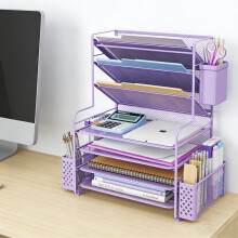 Bureau-organizer met pennenhouder en ophangmandje