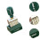 Roller Date Stamp Compact Inking Day Month Year for Journal Art Scrapbooking Green Handle 6