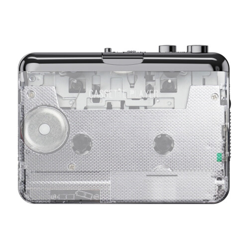 Stereo Cassette Player with Auto Reverse & MP3 Converter – Compatible with PC, Includes Tape-to-MP3 Software 1