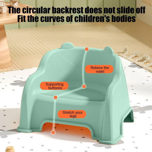 Small Stool Home Stool Mini Chair Backrest Stool Stackable Stool Low Plastic Living Room Stool， Small Durable Chair Decoration 1