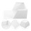 White aluminum splash block for downspout 1 piece 1