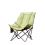 High-Back Moon Chair with Hollow Cotton Padding Green 2