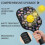 Σετ κουπιών Pickleball από fiberglass με λουλούδια, 2 μπάλες και τσάντα – Συμβατό με 2