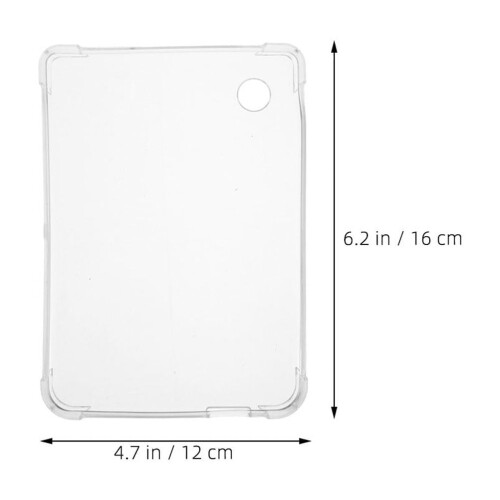 FRCOLOR2Pcs E-Reader Case Clear Silicone Full-Body Protective Covers E-Reader Shell Transparent Back Covers Compatible With Kobo6Inch 1