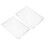 FRCOLOR2Pcs E-Reader Case Clear Silicone Full-Body Protective Covers E-Reader Shell Transparent Back Covers Compatible With Kobo6Inch 5
