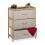 Bureau en bambou 3 tiroirs 2