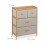 Bureau en bambou 4 tiroirs 4