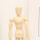 Træformet figurmodel til kunstnere 5