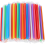 300 pailles géantes pour smoothies, 24 cm x 1 cm, multicolores 2