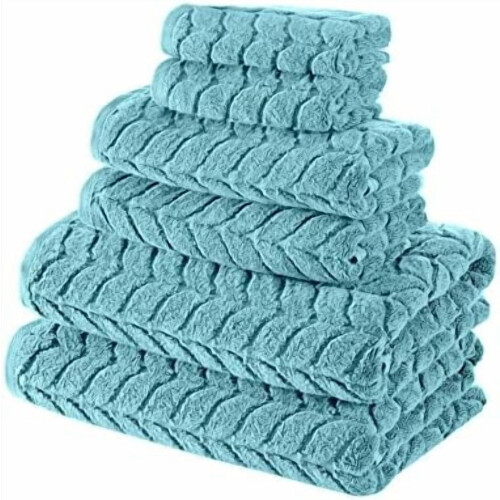Badetuchset aus türkischer Baumwolle, 100 % Zero-Twist 2