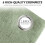 Light Sage Green Blackout Curtains 52x84 in, Polyester 4
