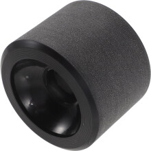 Black High-Rebound Polyurethane Skateboard Wheel 52mm