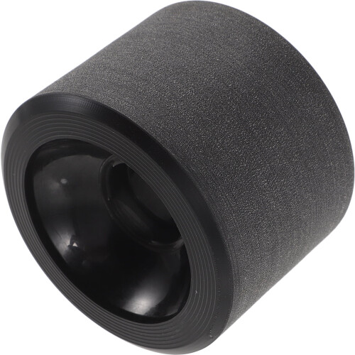 Black High-Rebound Polyurethane Skateboard Wheel 52mm
