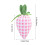 Easter carrot-shaped drawstring gift bags 2 pcs 8