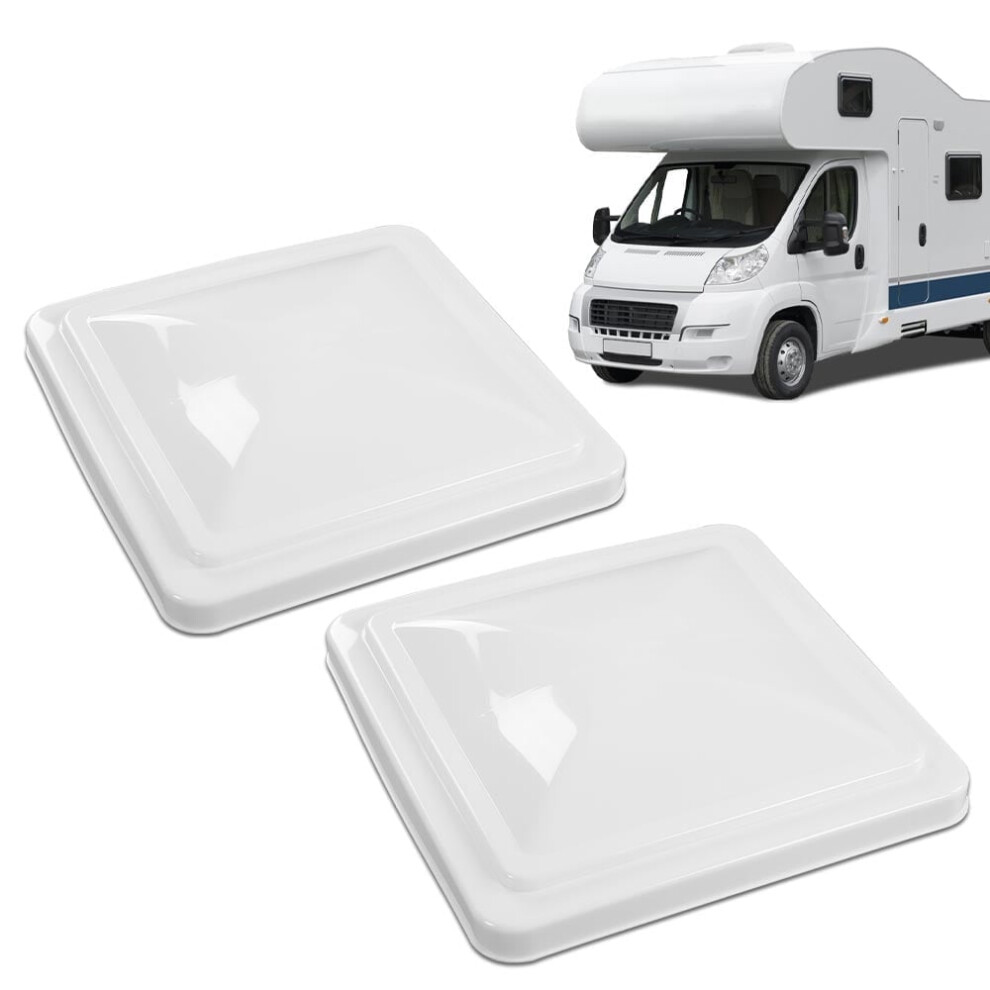 Pit66 14" X 14" Replacement Roof Vent Cover Camper Rv Trailer Ventline 2Pcs White 9357860973007